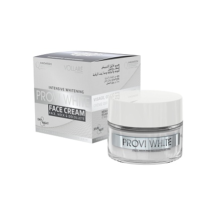 Интенсивно отбеливающий ночной и дневной крем для лица Vollare Provi White 50 мл