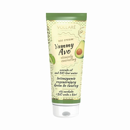 Крем для лица Vollare Vegebar Yummy Avo Интенсивно регенерирующий 50 мл