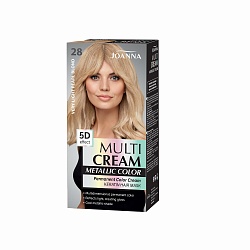 MULTI CREAM COLOR Metallic Краска для волос 28 Ультра блонд холодный перламутровый